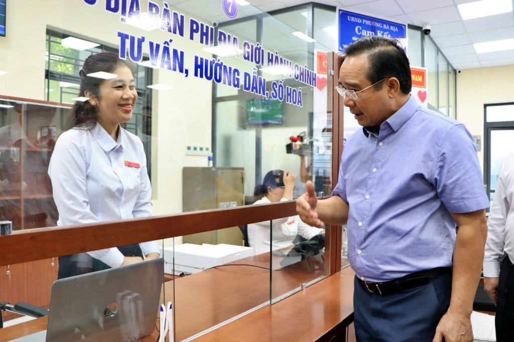 Hiệu quả cải cách hành chính ở phường Bà Rịa, TP Hồ Chí Minh