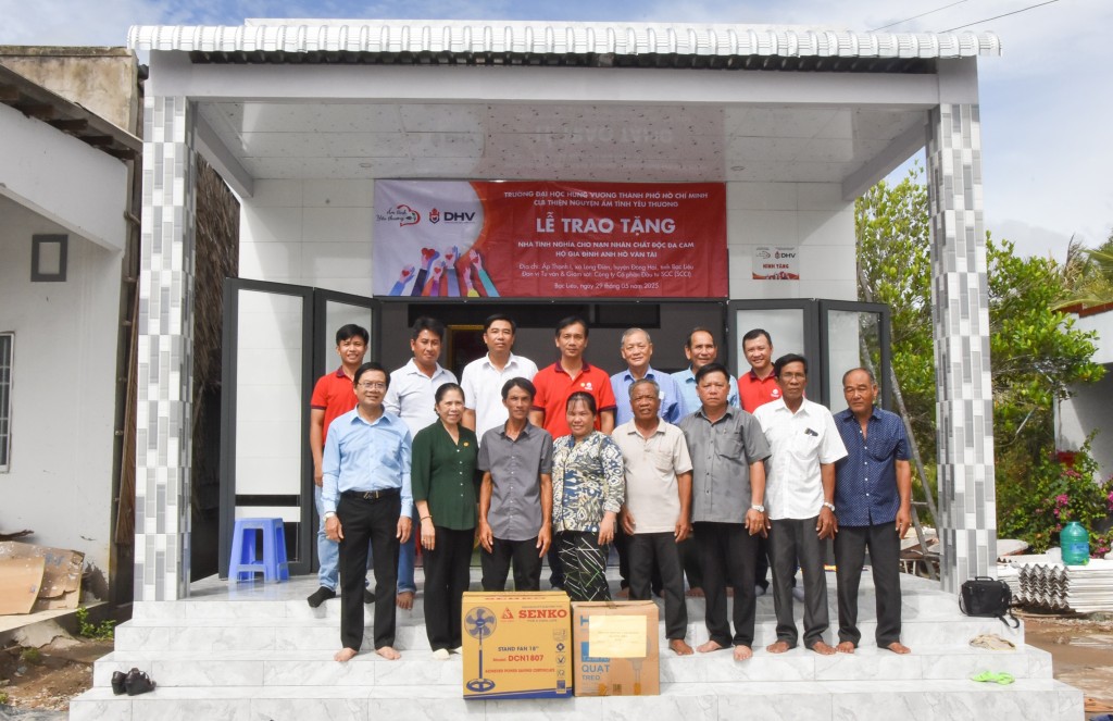 Trao tặng nhà tình nghĩa cho nạn nhân chất độc da cam tỉnh Bạc Liêu vào tháng 5/2025