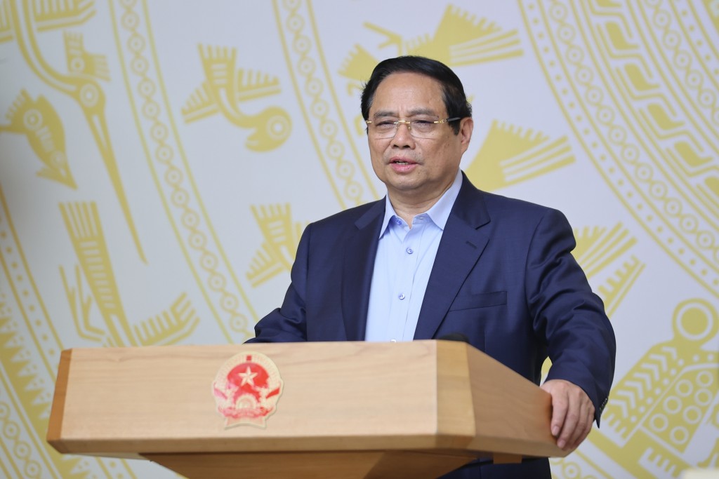 Thủ tướng ghi nhận, biểu dương và đánh giá cao sự vào cuộc, nỗ lực của các bộ, ngành, địa phương, các cơ sở đào tạo và các doanh nghiệp trong việc phát triển ngành công nghiệp bán dẫn của Việt Nam - Ảnh: VGP/Nhật Bắc