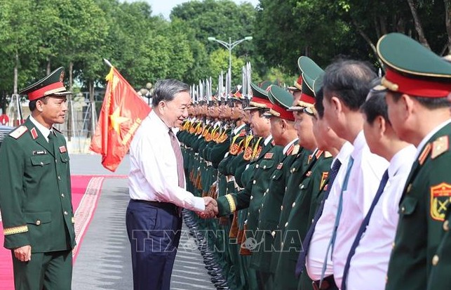 Tổng Bí thư Tô Lâm: Xây dựng Quân đoàn 12 là lực lượng cơ động chiến lược của Quân đội