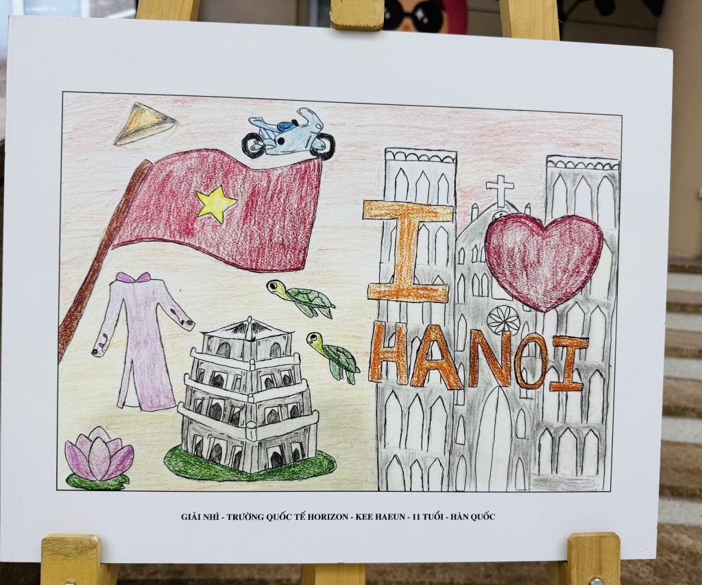 Phát động cuộc thi vẽ tranh quốc tế “Em yêu Hà Nội”