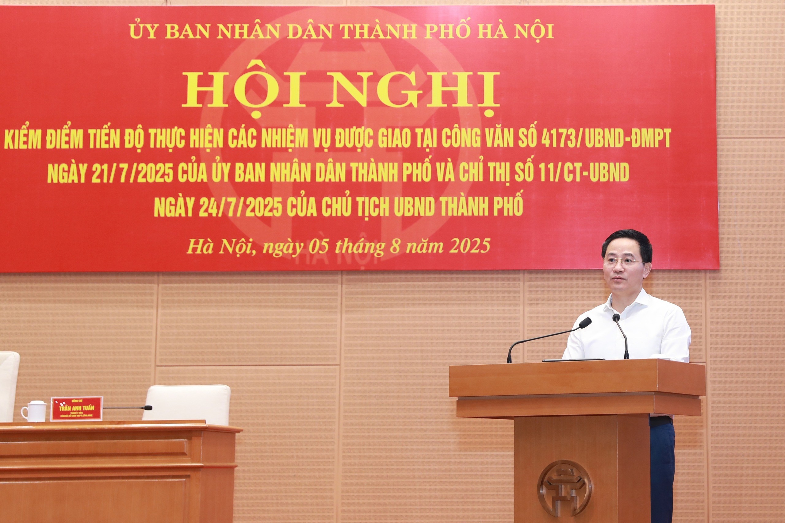 iám đốc Sở Khoa học và Công nghệ Trần Anh Tuấn
