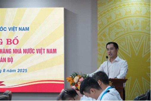 Ông Trần Trung Dũng, Quyền Tổng Giám đốc, Thành viên kiêm nhiệm Hội đồng quản lý CIC phát biểu tại buổi Lễ