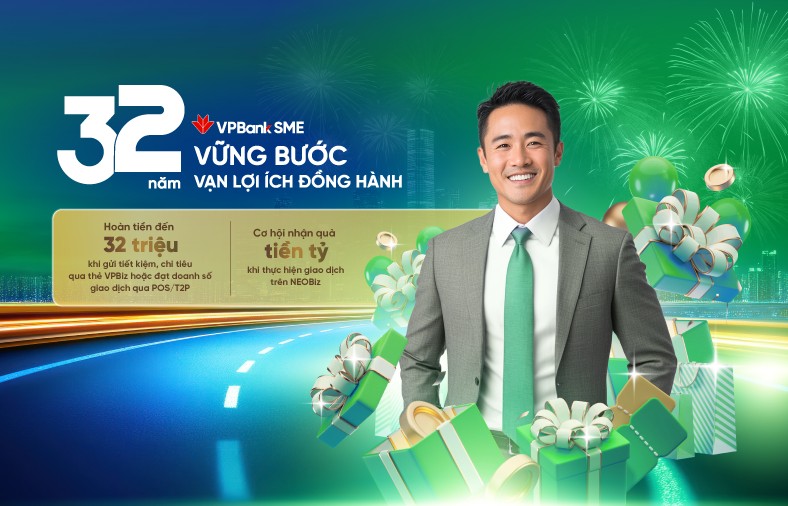 Doanh nghiệp giao dịch thả ga - ưu đãi ngập tràn cùng VPBankSME
