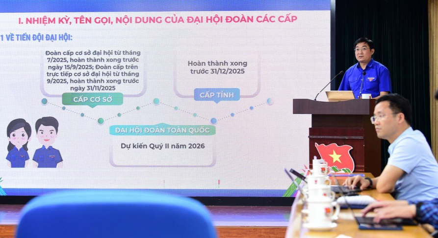 Chuẩn bị tốt nhất tổ chức thành công Đại hội Đoàn các cấp