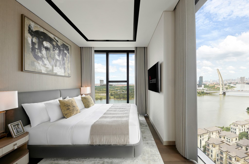 Các căn hộ hàng hiệu Marriott với tầm view hướng sông vĩnh viễn