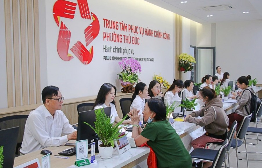 Hơn 95,5% người dân hài lòng về giải quyết thủ tục hành chính