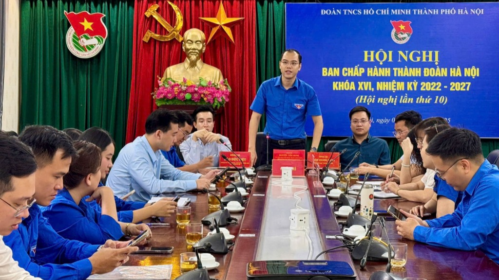 Đồng chí Nguyễn Tiến Hưng được bầu làm Bí thư Thành đoàn Hà Nội