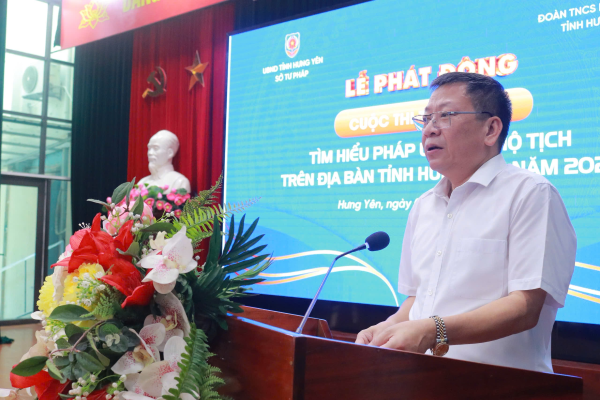 Hưng Yên: Phát động Cuộc thi “Tìm hiểu pháp luật về hộ tịch” năm 2025