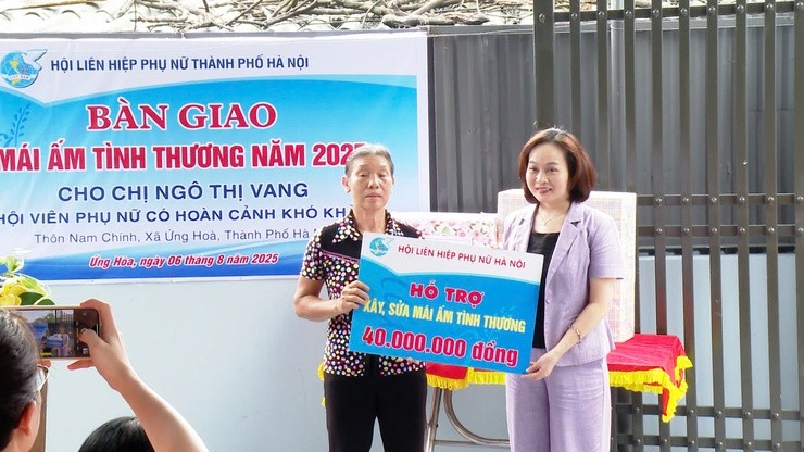 bà Phạm Thị Thanh Hương – Phó Chủ tịch Hội LHPN thành phố Hà Nội