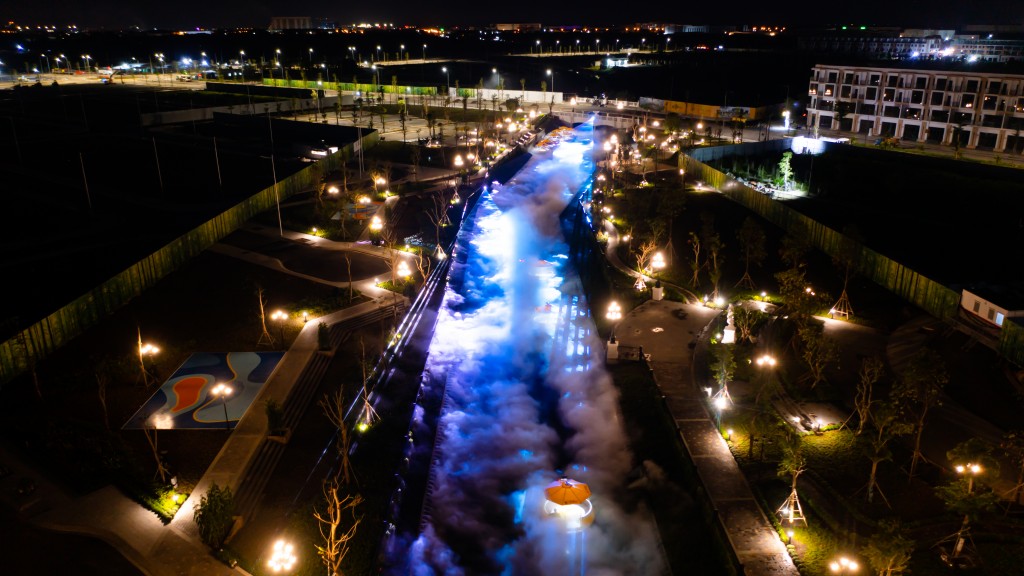 Vẻ đẹp siêu thực trên Dòng sông Ánh sáng T&T City Millennia