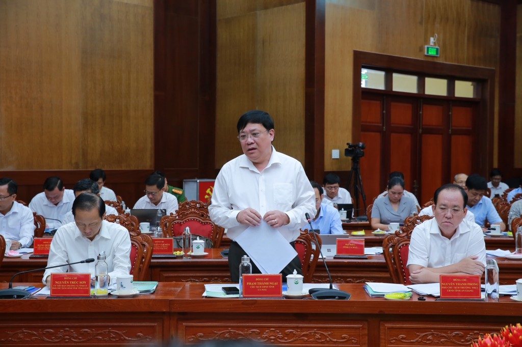 Chủ tịch UBND tỉnh Cà Mau Phạm Thành Ngại cho biết địa phương đã xây dựng “ngân hàng cán bộ” cấp xã - Ảnh: VGP/Minh Khôi Chủ tịch UBND tỉnh Cà Mau Phạm Thành Ngại cho biết địa phương đã xây dựng “ngân hàng cán bộ” cấp xã - Ảnh: VGP/Minh Khôi