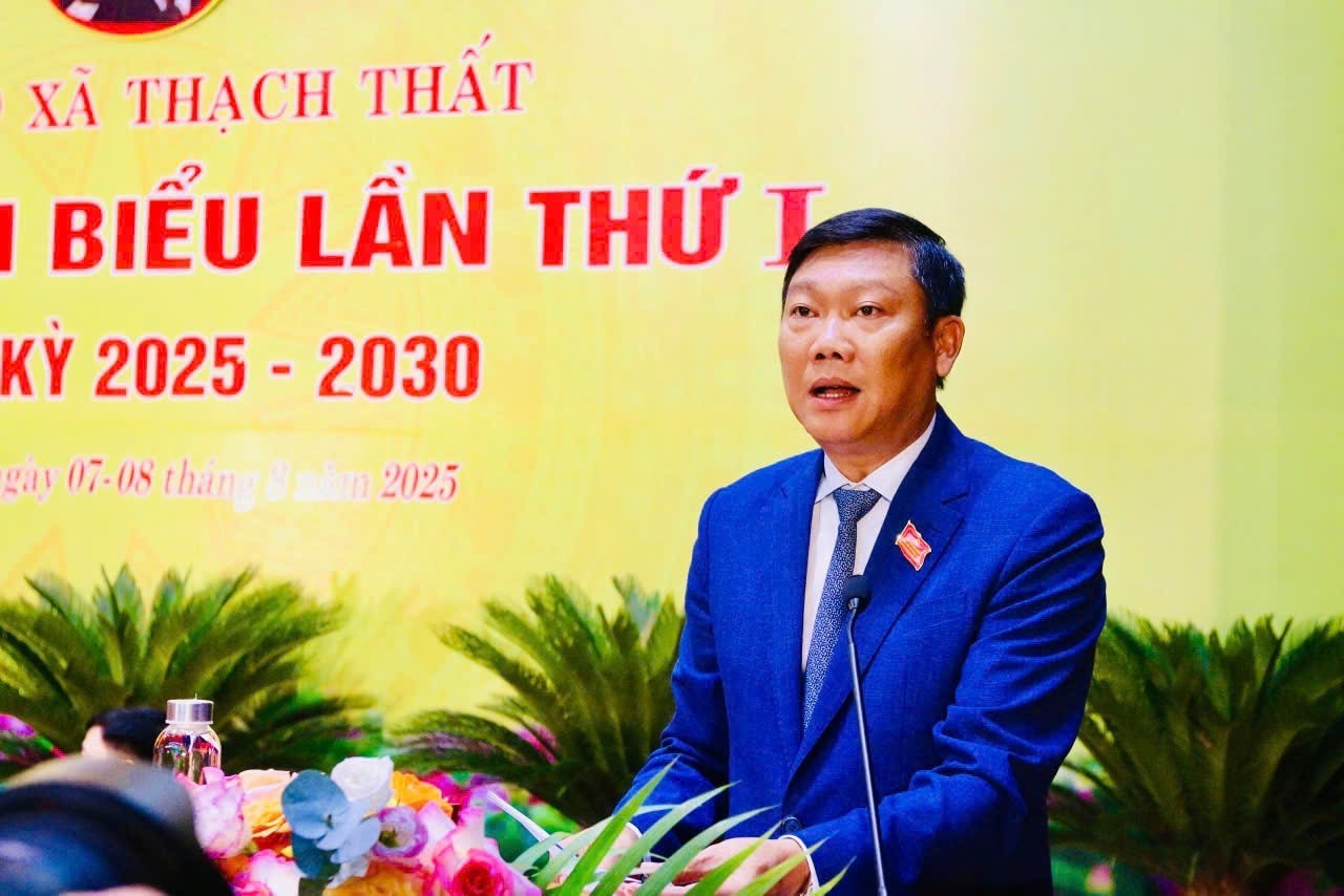 Trưởng ban Nội chính Thành ủy Đỗ Anh Tuấn phát biểu chỉ đạo Đại hội. Ảnh: Hương Giang