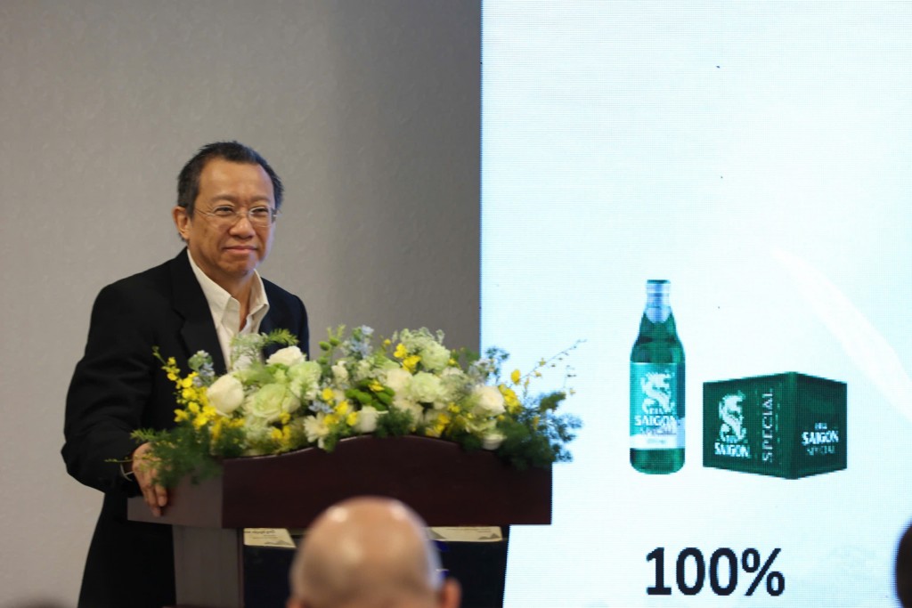 Ông Larry Lee, Phó Tổng giám đốc Phụ trách Tài sản Chiến lược & Phát triển Bền vững, Tổng công ty Bia-Rượu-Nước giải khát Sài Gòn