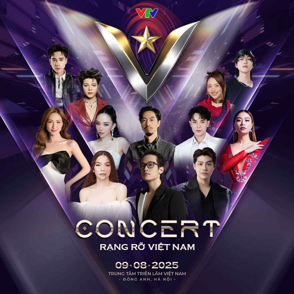 V Concert có sự tham gia của những nghệ sĩ hàng đầu Việt Nam