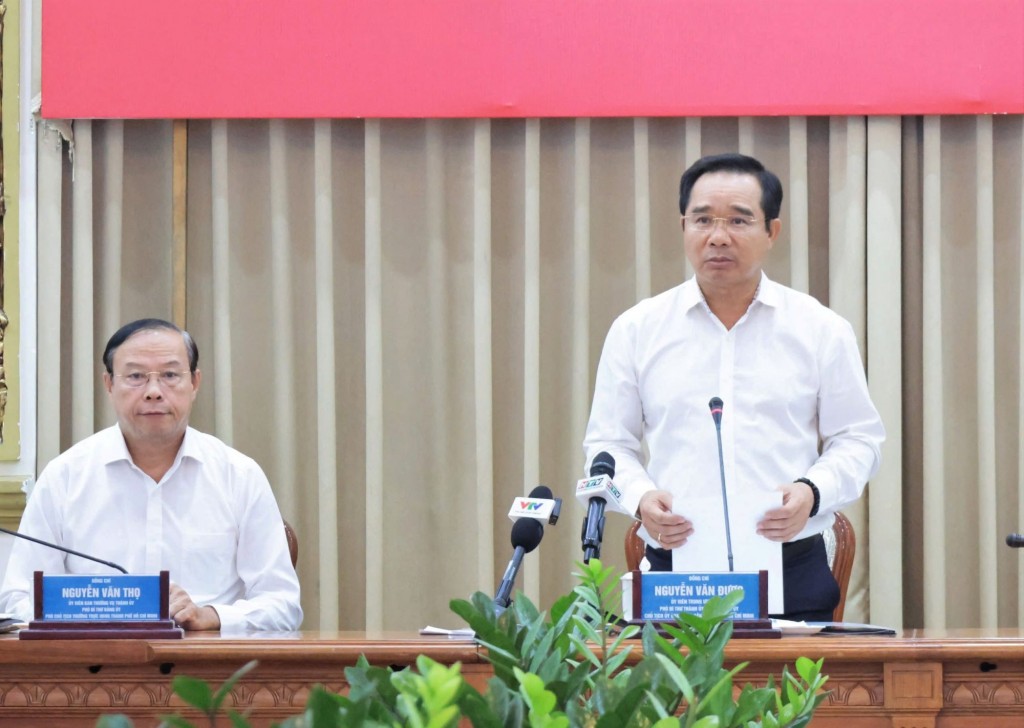 Chủ tịch UBND Thành phố Nguyễn Văn Được phát biểu