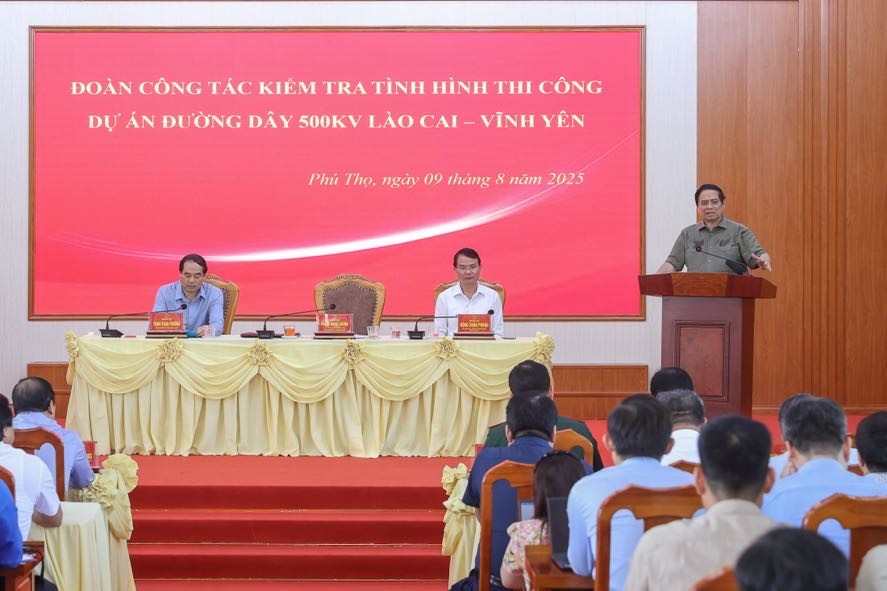 Quyết tâm hoàn thành đường dây 500 kV Lào Cai-Vĩnh Yên trong 6 tháng thay vì 2 năm