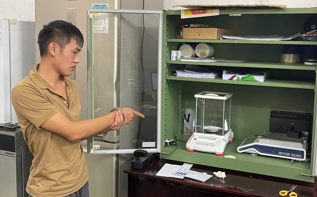 Đối tượng Tô Đức Huỳnh và tang vật