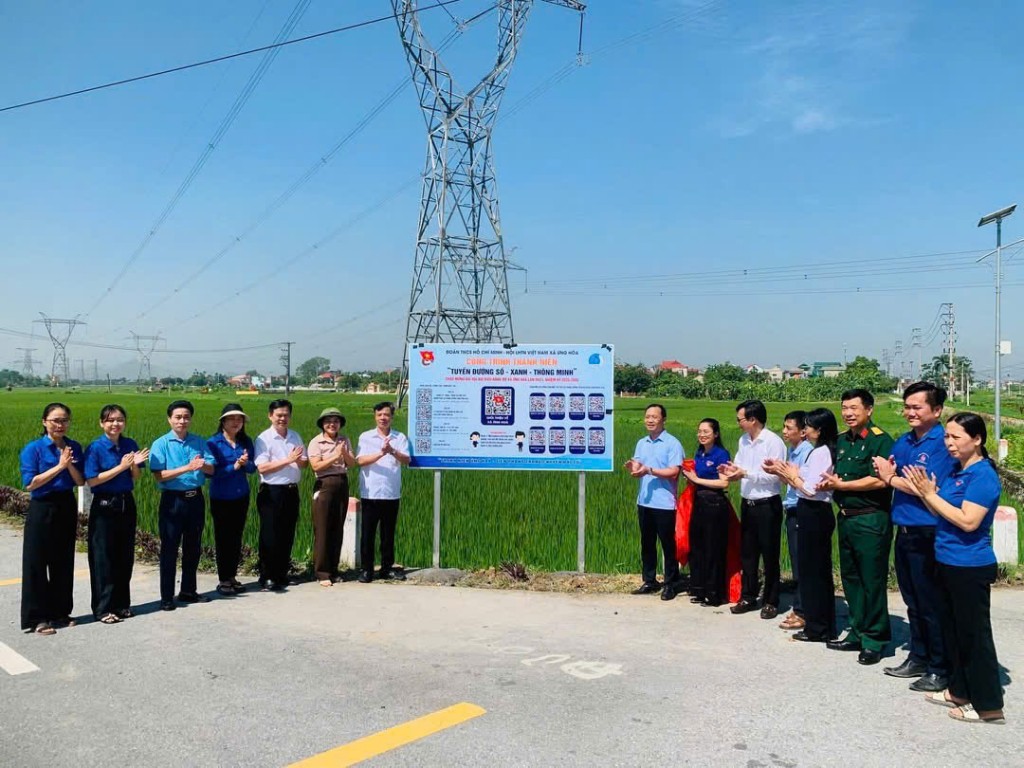 Tuyến đường số, xanh, thông minh tại thôn Giang Triều