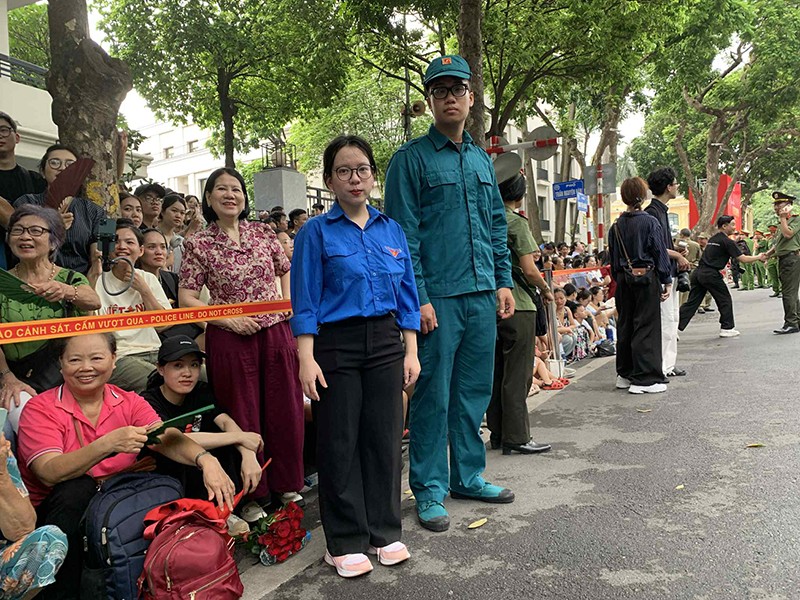 bạn Nguyễn Ngọc Hà, đoàn viên thanh niên phường Hoàn Kiếm