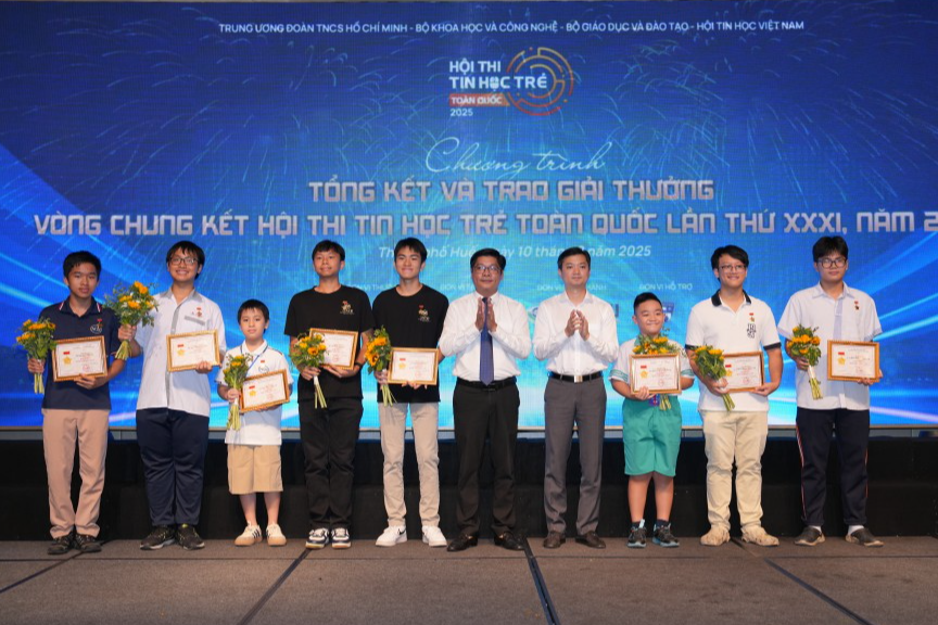 Thành đoàn Hà Nội giành giải Nhất Hội thi Tin học trẻ toàn quốc