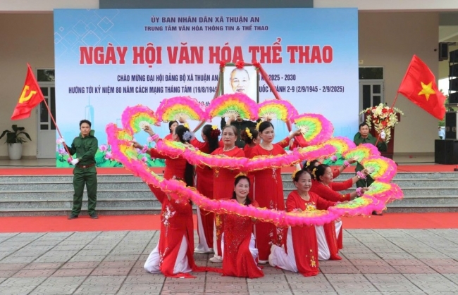 Sôi nổi Ngày hội văn hóa - thể thao xã Thuận An