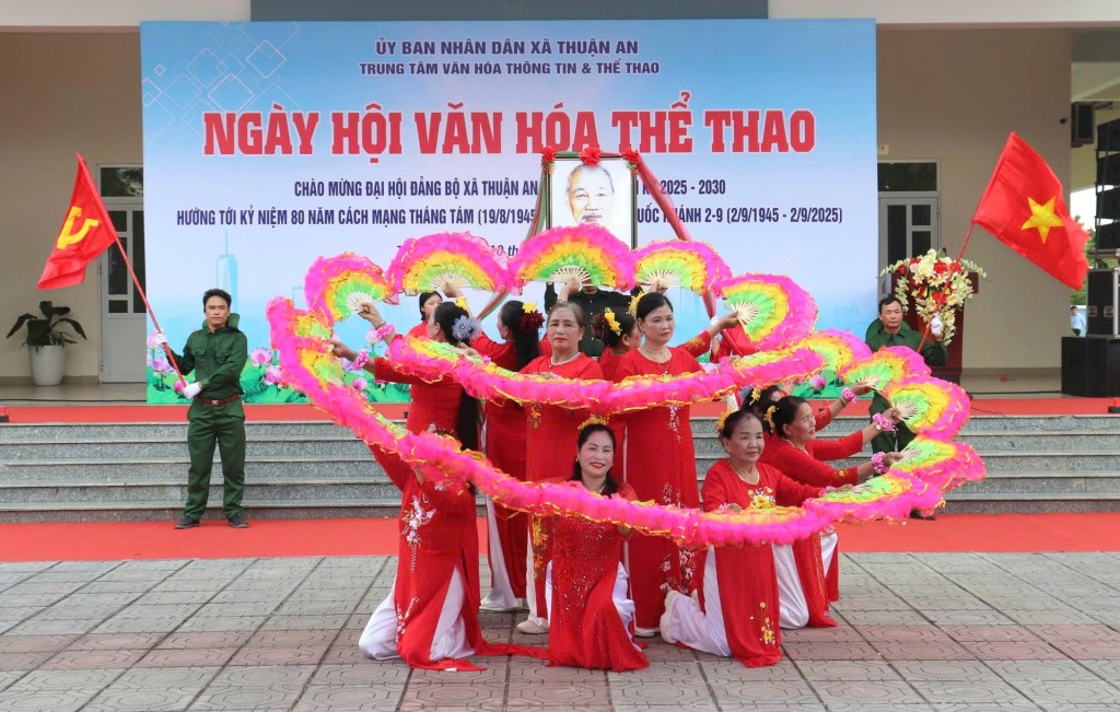 Sôi nổi Ngày hội văn hóa - thể thao xã Thuận An