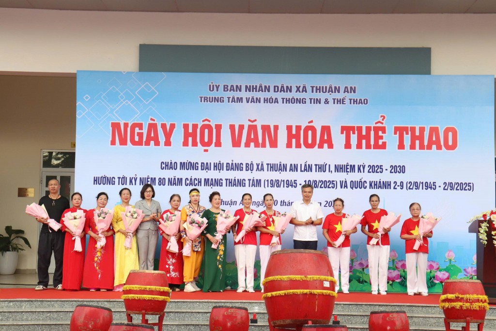 Sôi nổi Ngày hội văn hóa - thể thao xã Thuận An