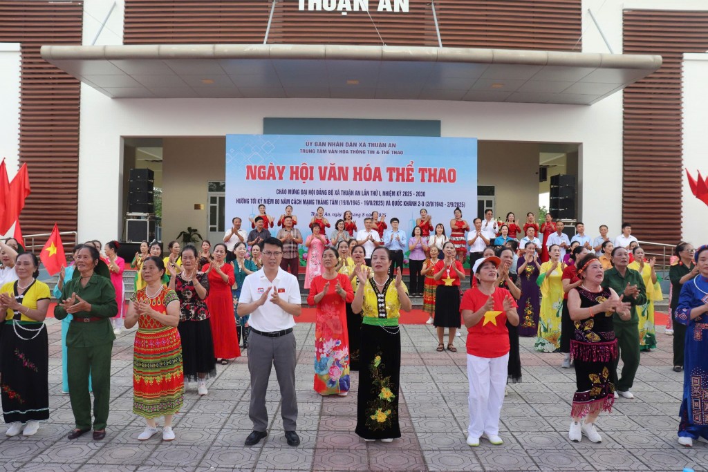 Sôi nổi Ngày hội văn hóa - thể thao xã Thuận An