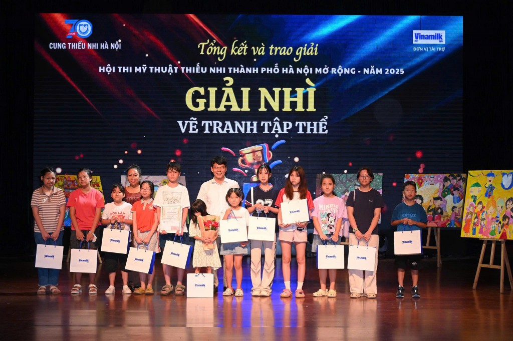 Những giải thưởng là sự công nhận xứng đáng cho tài năng của các họa sĩ nhí