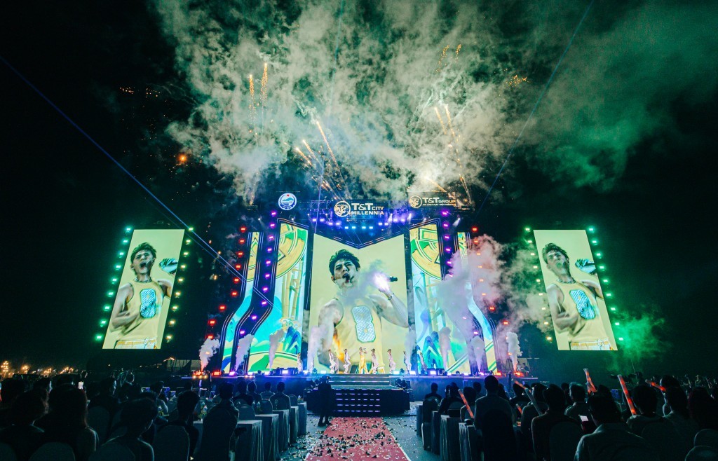 Mãn nhãn với “siêu sân khấu” tại Đại nhạc hội T&T City Millennia