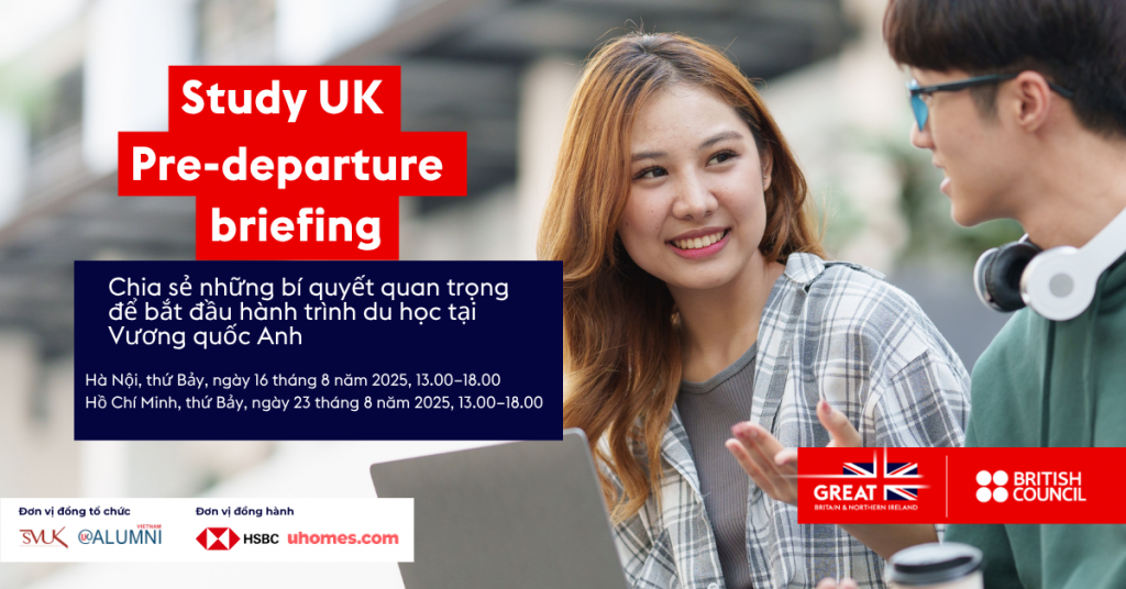 Pre-Departure Briefing 2025 du học Anh: Sự kiện Chuẩn bị hành trang lên đường 2025