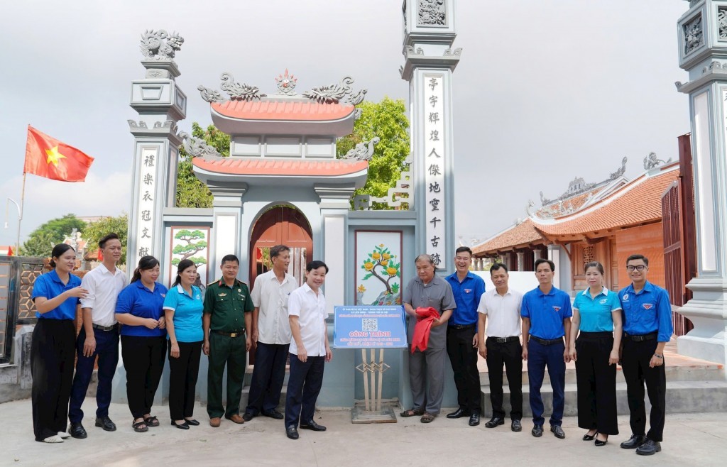 Xã Liên Minh triển khai nhiều công trình, phần việc chào mừng Đại hội Đảng bộ xã