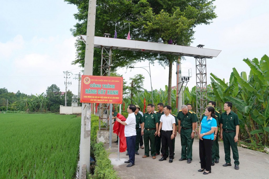 Xã Liên Minh triển khai nhiều công trình, phần việc chào mừng Đại hội Đảng bộ xã