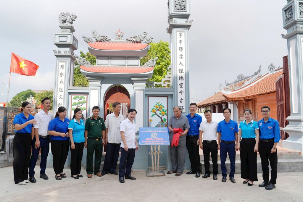 Xã Liên Minh triển khai nhiều công trình, phần việc chào mừng Đại hội Đảng bộ xã