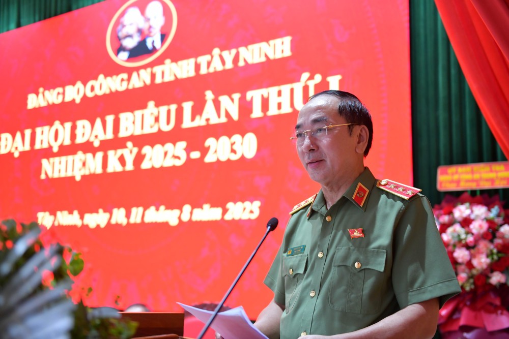 Thiếu tướng Vũ Như Hà giữ chức Bí thư Đảng ủy Công an tỉnh Tây Ninh