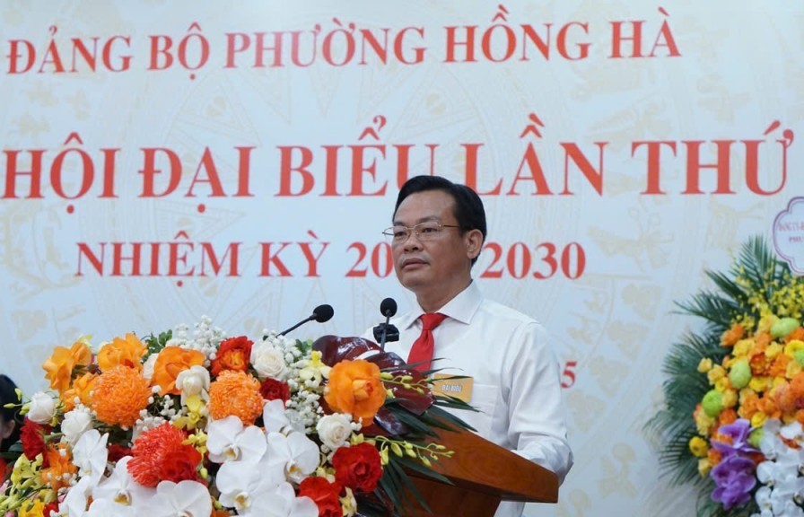 Đại hội đảng bộ phường Hồng Hà lần thứ nhất: Dấu mốc lịch sử