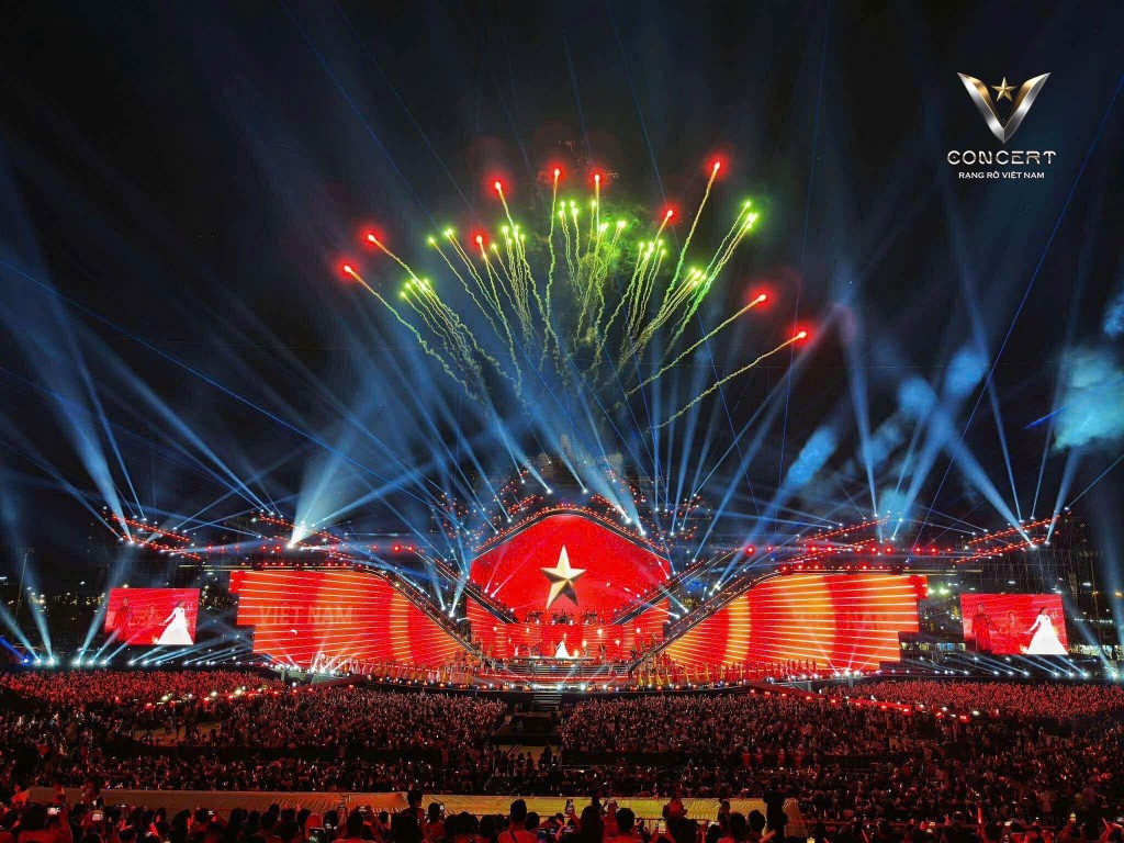 Hình ảnh chương trình “V Concert - Rạng rỡ Việt Nam”