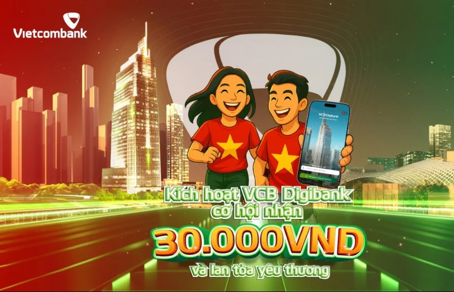 Vietcombank đồng hành “Cùng Việt Nam tiến bước - 1 tỷ bước chân tiến vào kỷ nguyên mới”