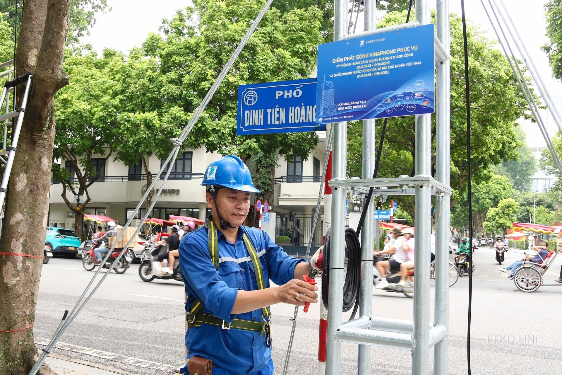 VNPT Hà Nội đã sẵn sàng mạng lưới tại khu vực hồ Hoàn Kiếm phục vụ các hoạt động và sự kiện lớn