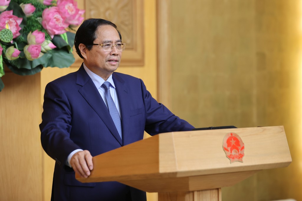 Thủ tướng đề nghị các cơ quan liên quan của hai bên thành lập tổ công tác chung, đủ thẩm quyền để phối hợp, đối chiếu, xử lý các vấn đề vướng mắc còn tồn đọng trên cơ sở thực tế theo các quy định - Ảnh: VGP/Nhật Bắc