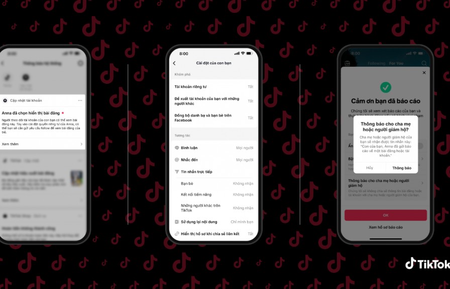 TikTok cập nhật tính năng hỗ trợ phụ huynh đồng hành cùng con trong hành trình số