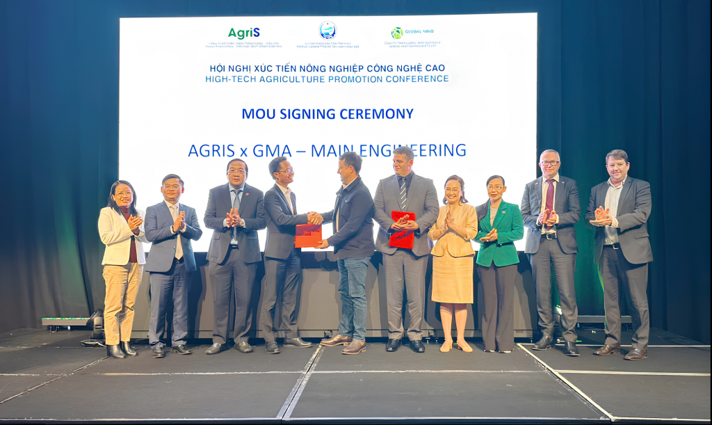 Nghi thức ký kết Biên bản ghi nhớ hợp tác (MoU) giữa Công ty Agris và  Công ty GMA