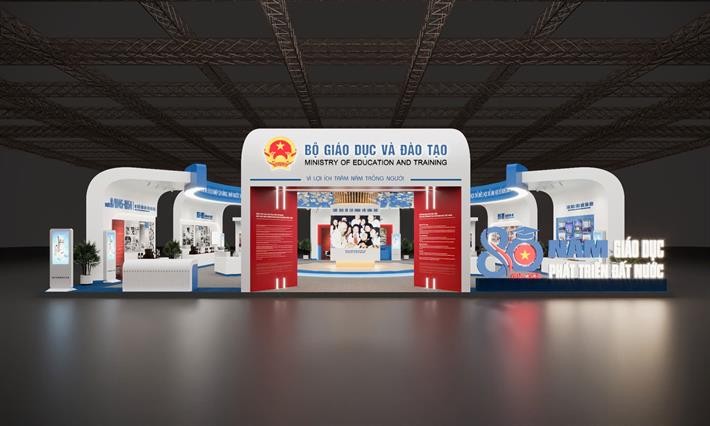 Dự kiến phương án thiết kế Triển lãm của Bộ GD&ĐT