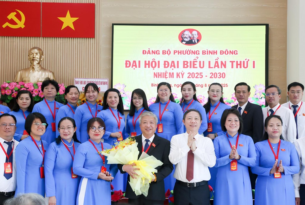 Ông Võ Thành Khả giữ chức Bí thư Đảng ủy phường Bình Đông, nhiệm kỳ 2025-2030