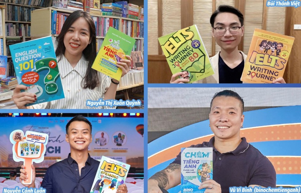 4 tác giả trẻ đúc rút bí kíp học tiếng Anh cho người Việt