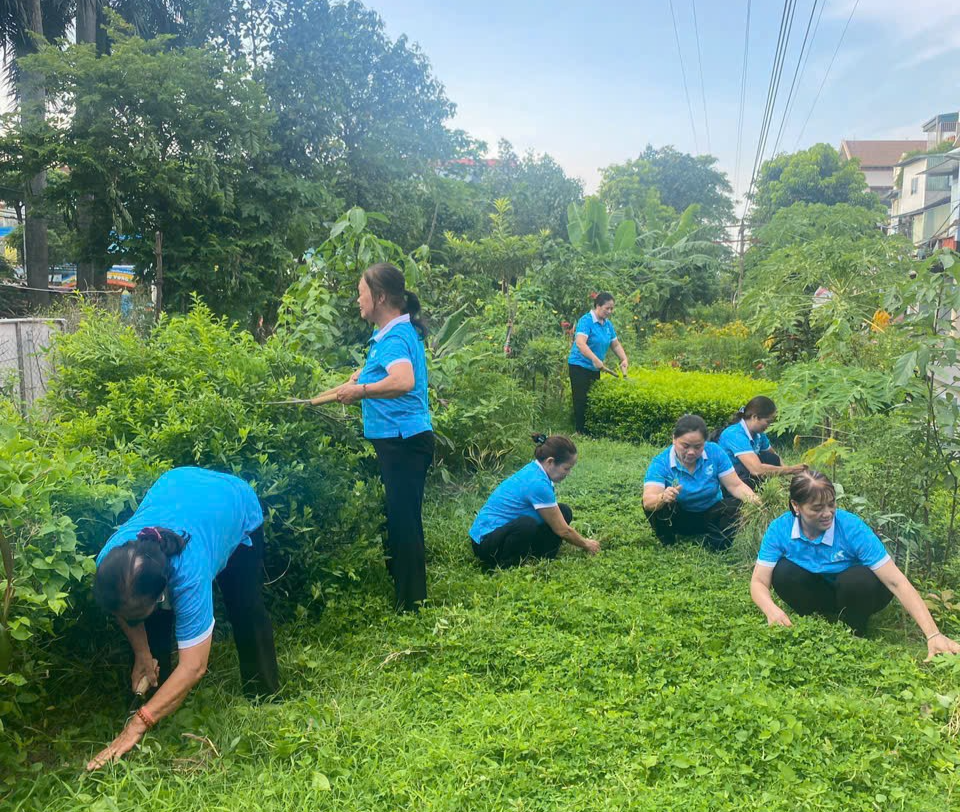 Hoạt động đã thu hút sự tham gia tích cực của đông đảo hội viên, phụ nữ và người dân địa phương