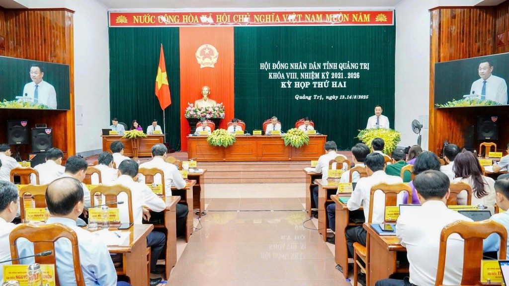 Hội đồng Nhân dân (HĐND) tỉnh Quảng Trị khóa VIII khai mạc Kỳ họp thứ 2 