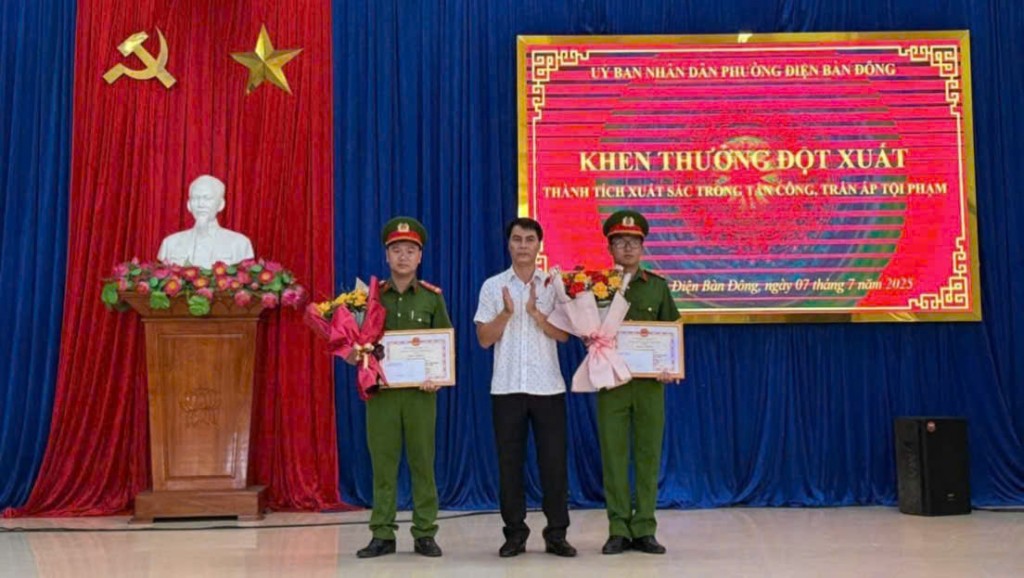 Công an Điện Bàn Đông trấn áp hiệu quả các loại tội phạm