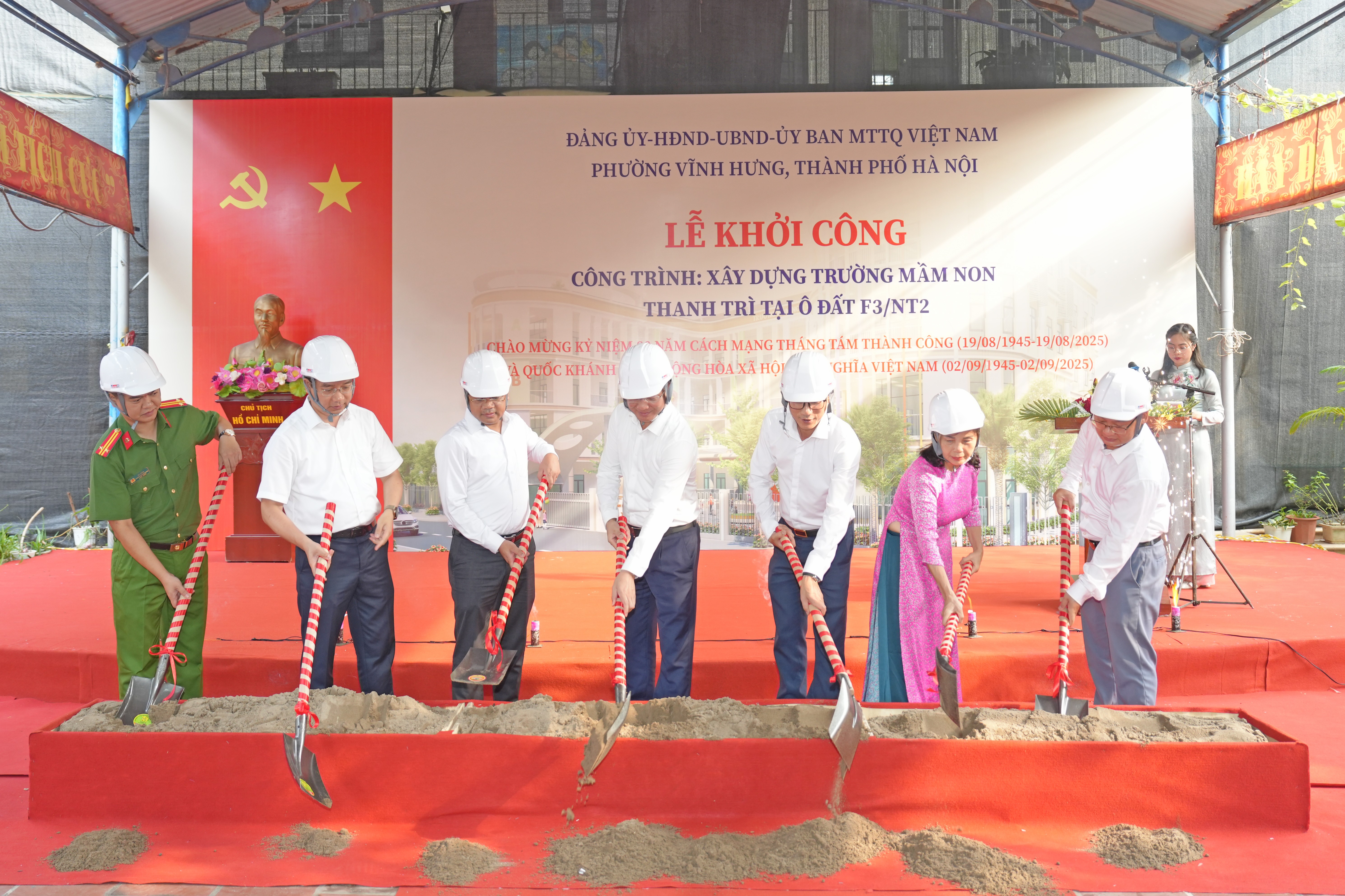 Khởi công xây dựng trường Mầm non Thanh Trì
